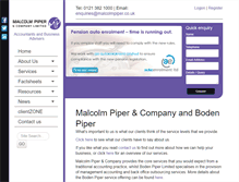 Tablet Screenshot of malcolmpiper.co.uk